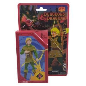 D&D Cartoon HANK 6" Action Figure Animated Classics 40th Anniversary NEW Sealed